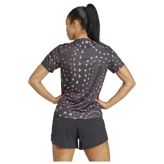 Adidas Γυναικεία κοντομάνικη μπλούζα Run It Graphic Aeroready Tee